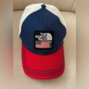 The North Face RU/14 Sochi Winter Olympics 2014 American Flag Snap Back Cap Mens